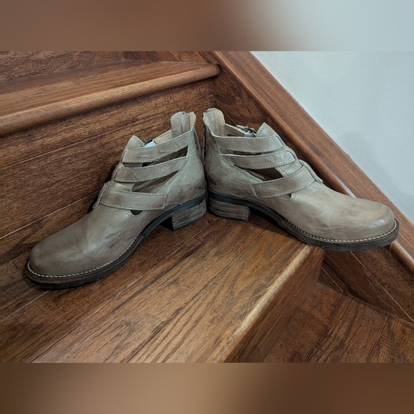 Dromedaris Women's Kelsy Taupe Brown Leather Ankle Boots Size 40 EU Sz 9/9.5 - Picture 12 of 16